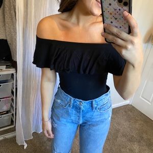 Express black bodysuit